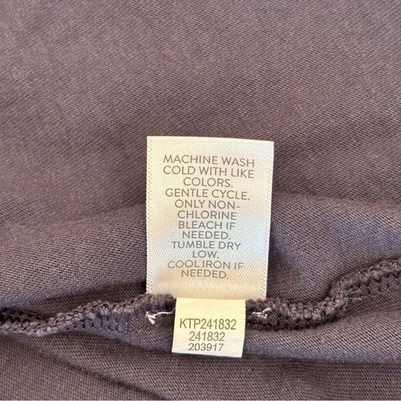 J. JIll Pure Jill Embroidered Cap Sleeve Tee Shirt Boho Blue Gray Size MP - Picture 10 of 10